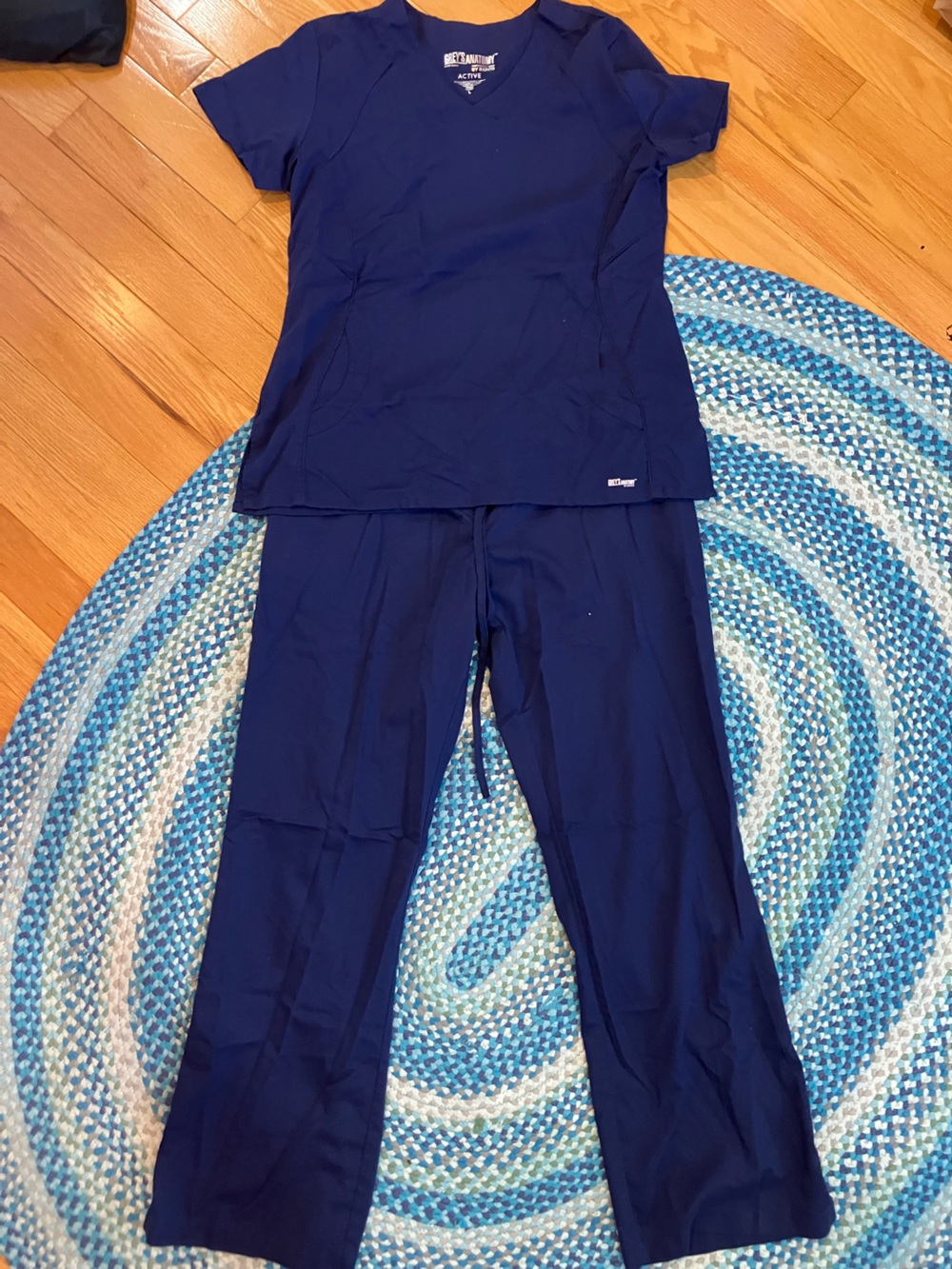 Navy Active L Greys Anatomy Scrubs